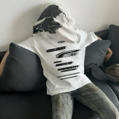 情侣短袖 重磅 T恤ins高级 夏季 纯棉宽松男士 Asrts新款 小众潮牌美式