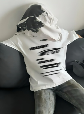 重磅 Asrts新款小众潮牌美式夏季纯棉宽松男士情侣短袖T恤ins高级