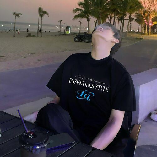 ESSENTIALS小众潮牌美式短袖T恤
