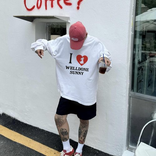 WelldoneSunny高级感长袖T恤男