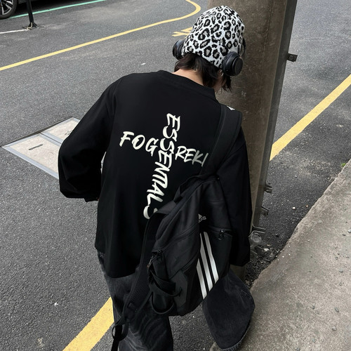 ESSENTIALS小众潮牌美式长袖T恤