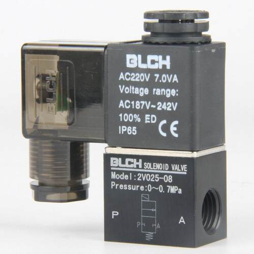 BLCH百灵气动2V电磁阀2V025-08 220V/24V/12V/110