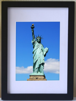 16寸相框画框简约长方形挂墙48-200片实木拼图框含白卡纸不含拼图