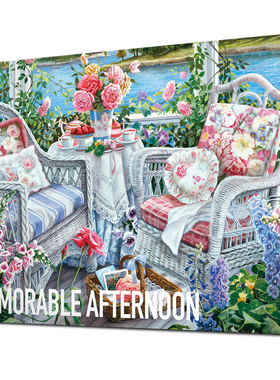 福思VOX拼图1000片Susan Rios花园油画手工减压玩具潮玩女生礼物