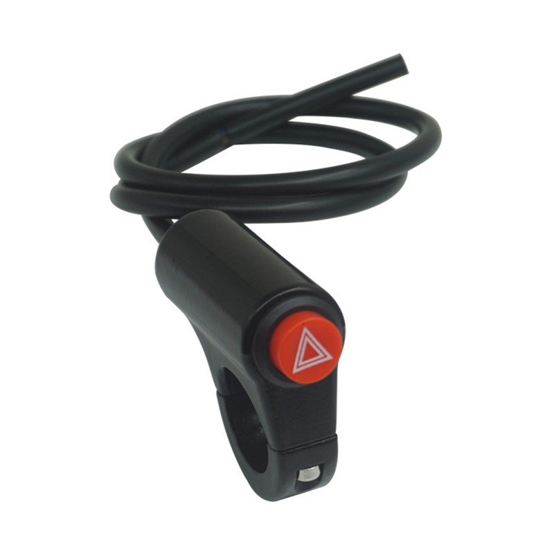 摩托车电动车通用双闪警示开关危险应急双跳爆闪按钮总成防水LED