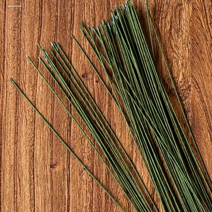 翻糖铁丝白色超细糖花花茎纸包铁丝手工DIY面塑人偶蛋糕插件花杆