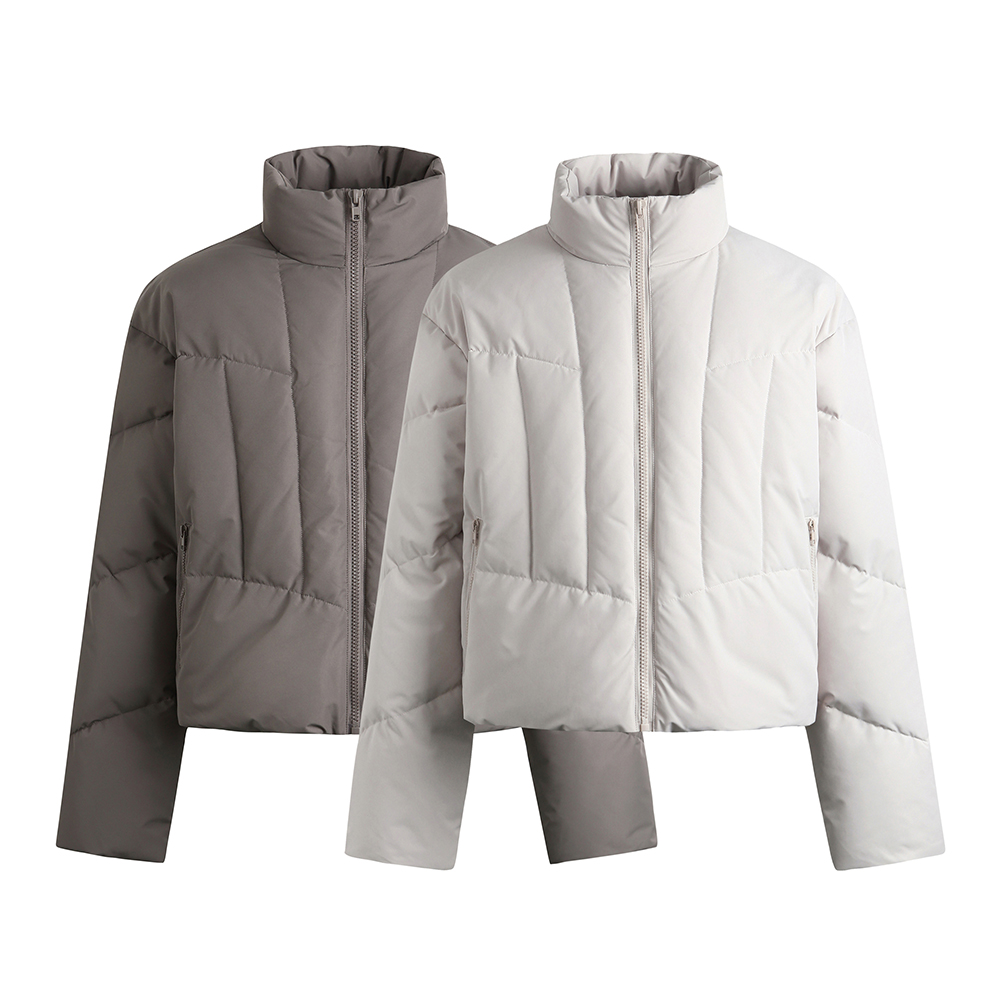 GOS90白鸭绒弧形切绕羽绒服