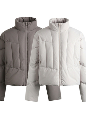 GOSNACE/GOS 弧形切绕2.0冬季立领cleanfit百搭加厚保暖羽绒服