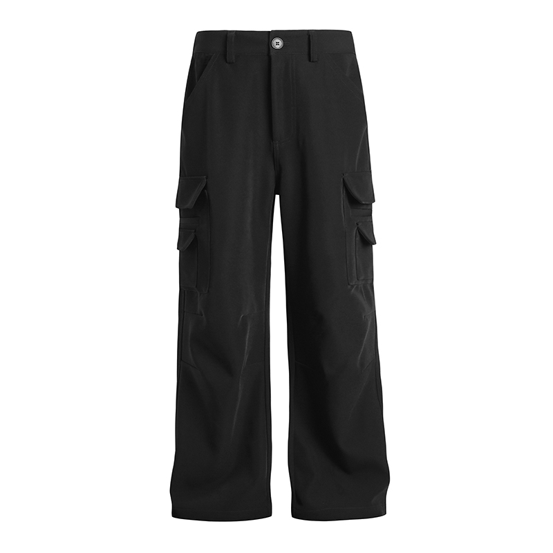 GOSNACE英伦斜纹工装休闲长裤