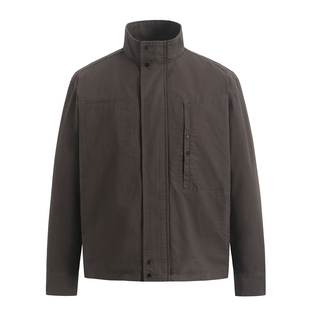 GOSNACE/GOS 水洗车线多口袋设计cleanfit短款硬挺长袖夹克外套