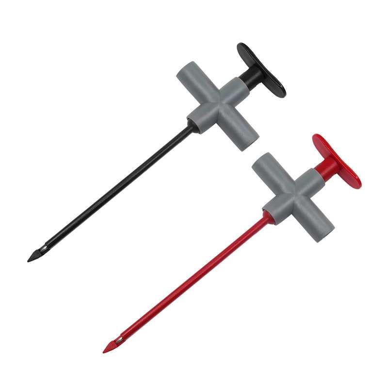 万用表表笔4mm香蕉插头可拆换多功能探针汽修免破线无损刺破探钩