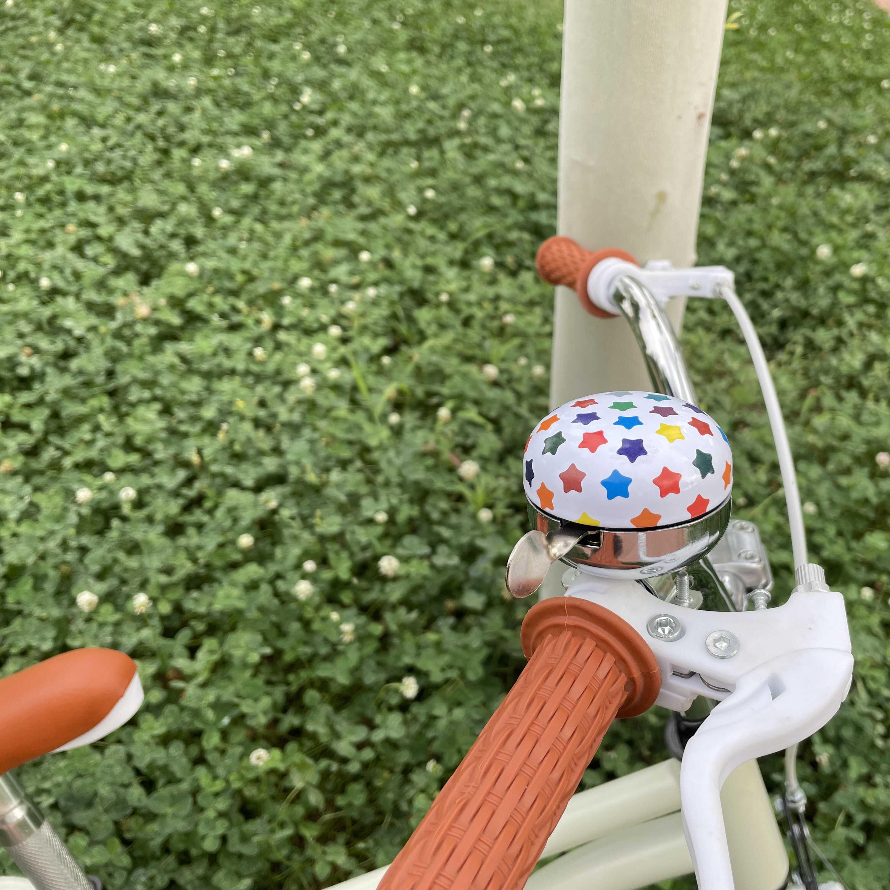 艺术铃铛自行车铃铛山地车公路车喇叭创意礼物超响艺术车筐定制