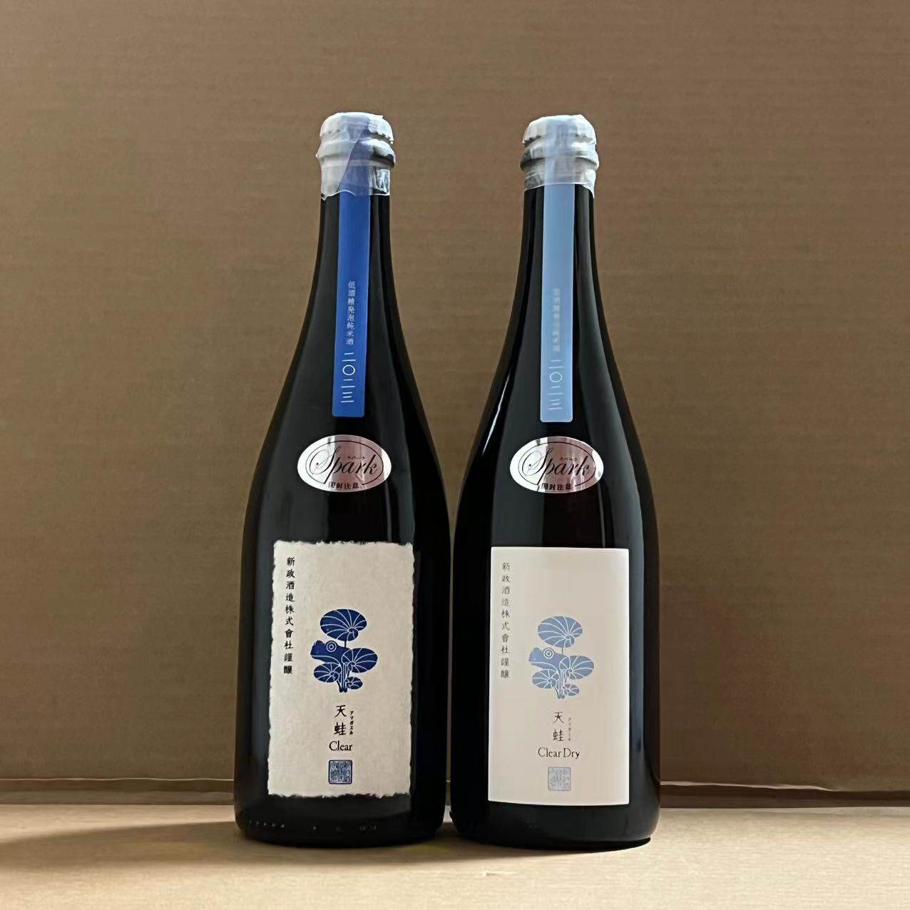 日本清酒 新政 天蛙Clear&Clear dry长期熟成版750ml*2图片