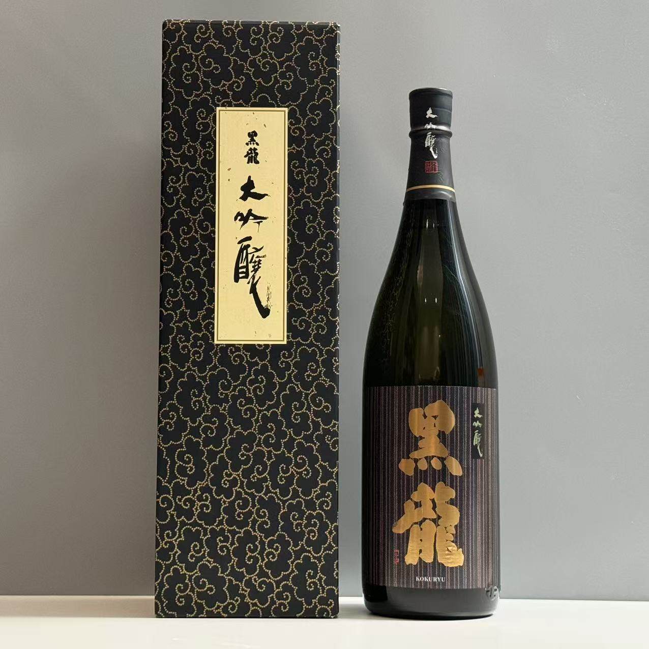 日本清酒 黑龙  大吟酿  黑龙酒造 瓶装 1800ml