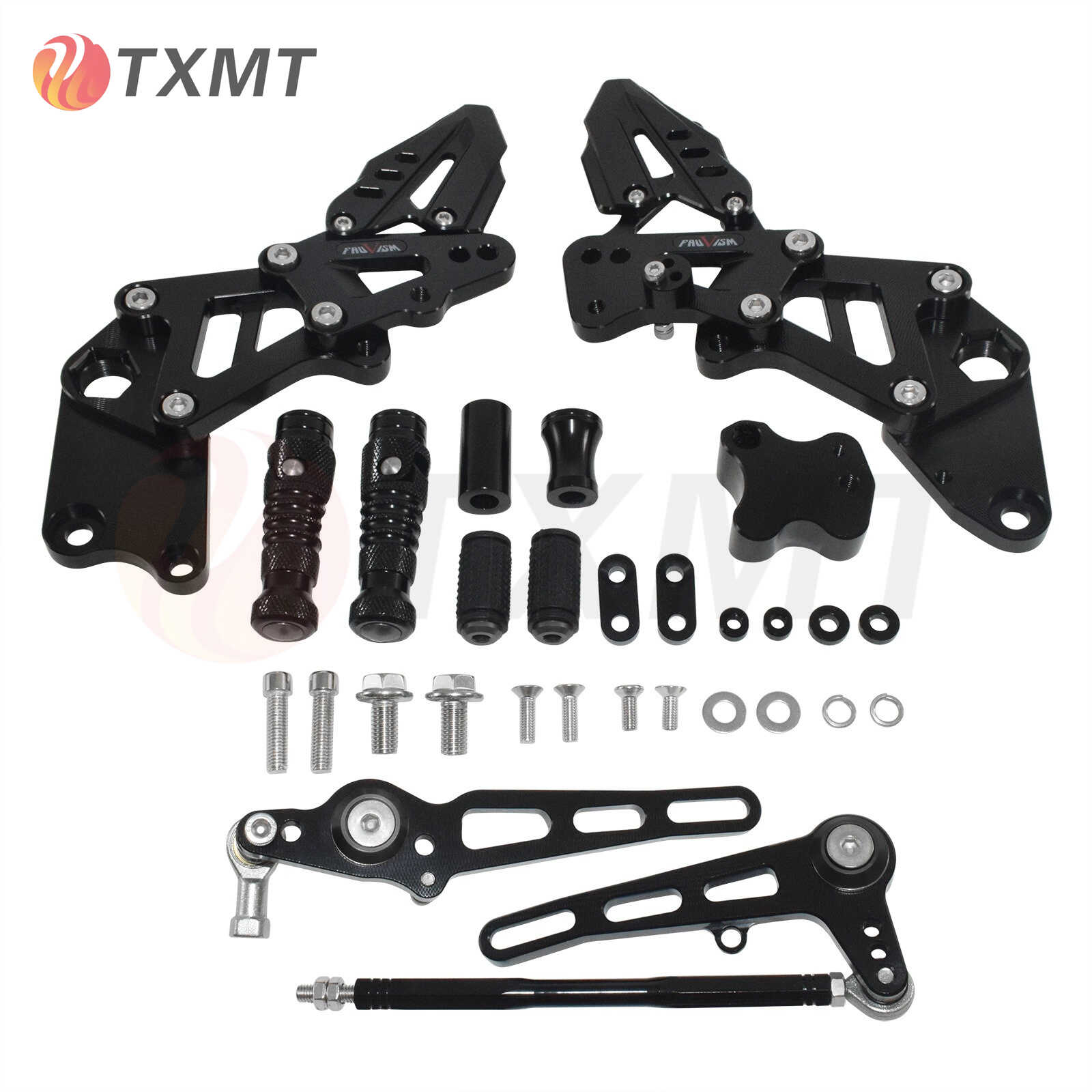 适用 KTM RC390 2022-2024 新款 改装可调节升高脚踏后移踏板总成