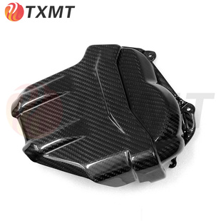适用Panigale 碳纤维摩托车配件发动机保护盖2018 V4V4RV4S改装