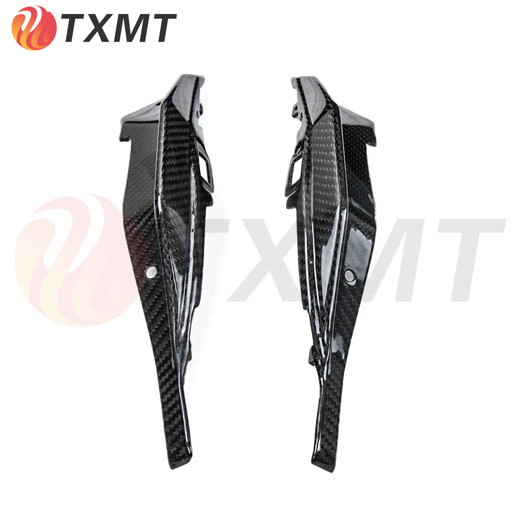 适用摩托车 Kawasaki川崎ZX25R ZX4RR改装碳纤维仪表侧内衬3K干碳