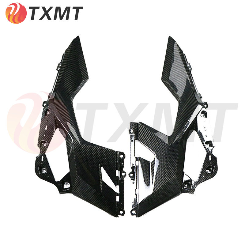 适用摩托车配件Kawasiki川崎ninja4002018+ 改装碳纤维下侧板盖
