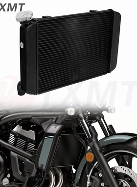 适用川崎小火神 Vulcan S VN650 15-23年 摩托车水箱总成散热器
