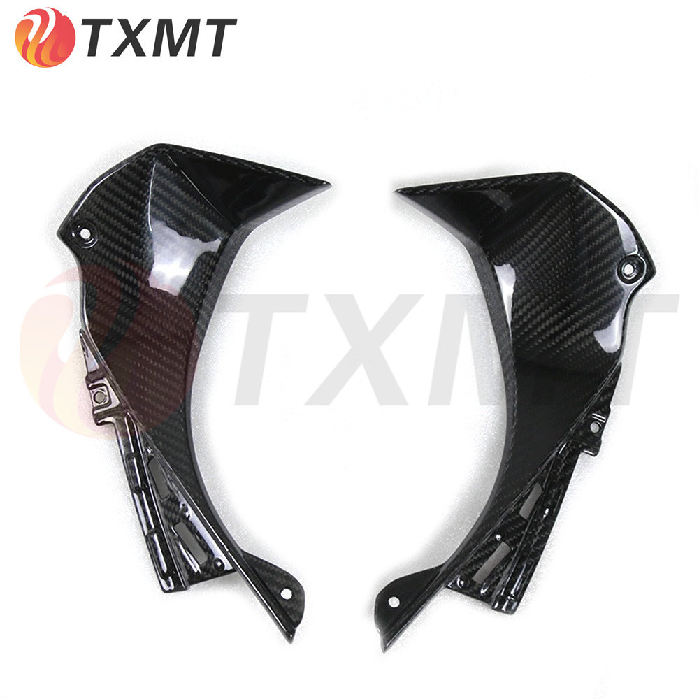 适用摩托车Kawasaki 川崎ZX6R改装前导流罩全真碳纤维2019-2020年
