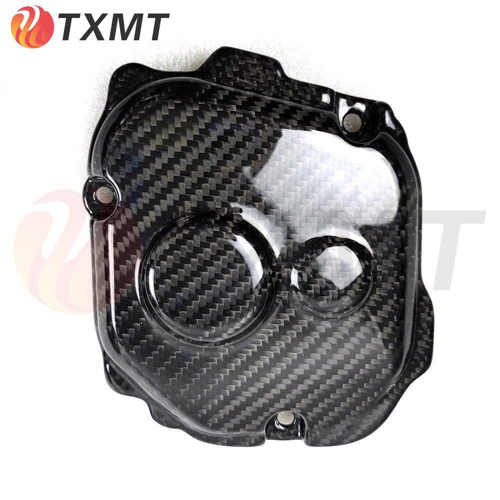 适用摩托车川崎ZX10R ZX10RR ZX10R SE发动机盖 改装碳纤维2011+