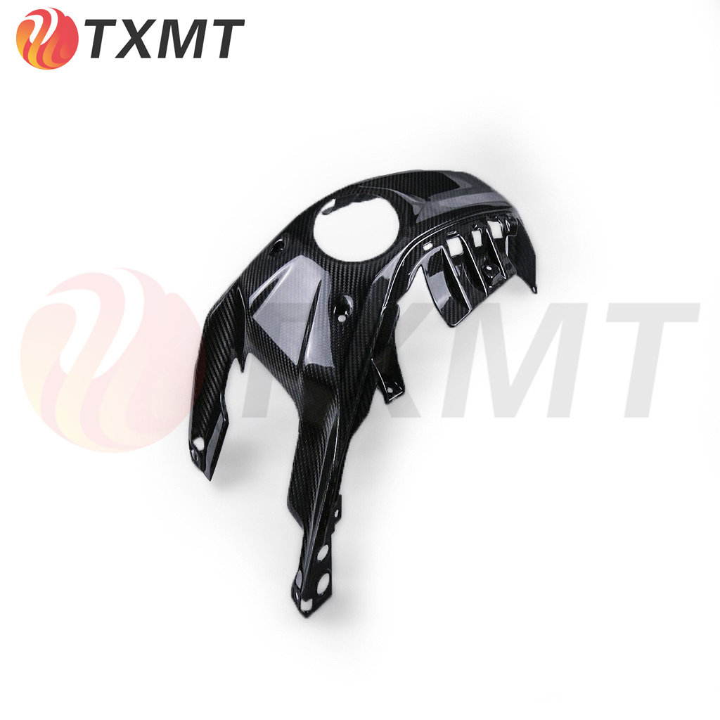 适用摩托车雅马哈yamaha MT07 FZ07 18+ 改装碳纤维中心油箱盖 3K