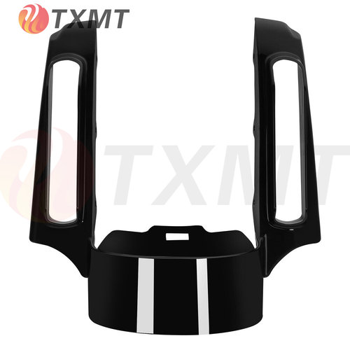 适用于哈雷CVO 街道滑翔 2014 - 2023 黑色 后挡泥板后泥瓦