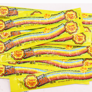阿尔卑斯珍宝珠酸条糖果软糖酸甜果汁长条橡皮糖六一儿童零食32条