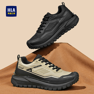 休闲百搭减震轻便户外运动徒步鞋 HLA 春季 三体联名款 海澜之家男鞋