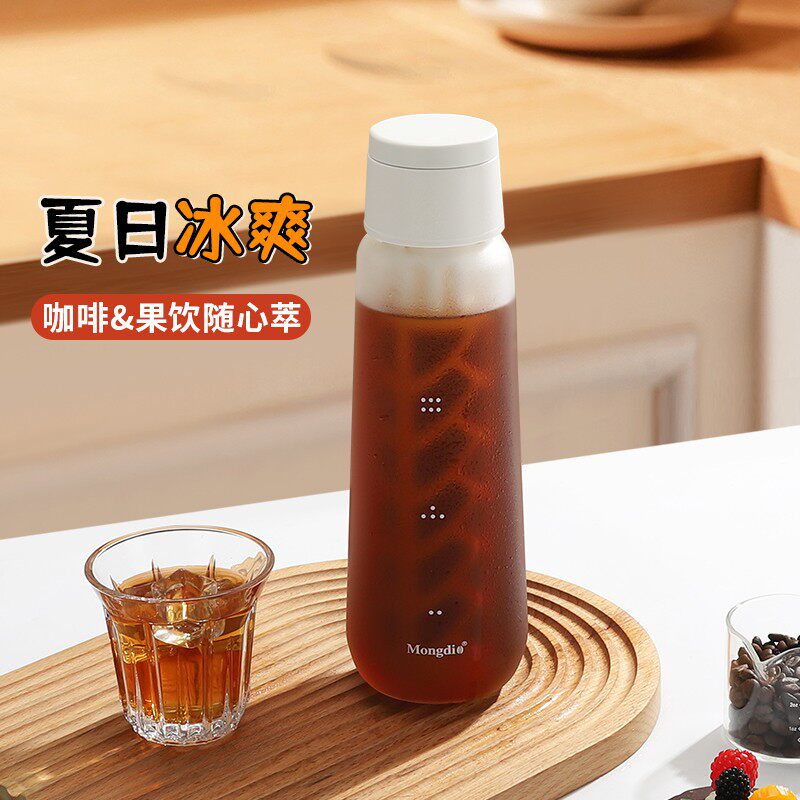 冷萃壶咖啡冷萃杯家用冷淬壶躺瓶冷泡咖啡壶冰滴壶果茶咖啡过滤瓶