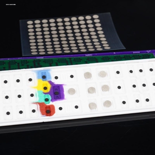 修复遥控器按钮不灵游戏机电子琴硅胶键盘按键触点失灵导电胶布