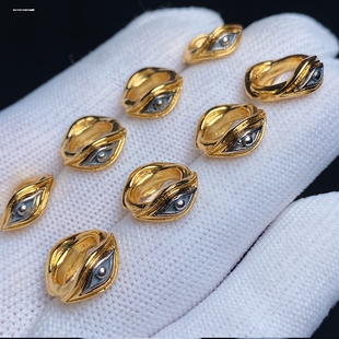 新款精工荷鲁斯之眼跑环面包圈平安扣星月菩提佛珠手串手链DIY配