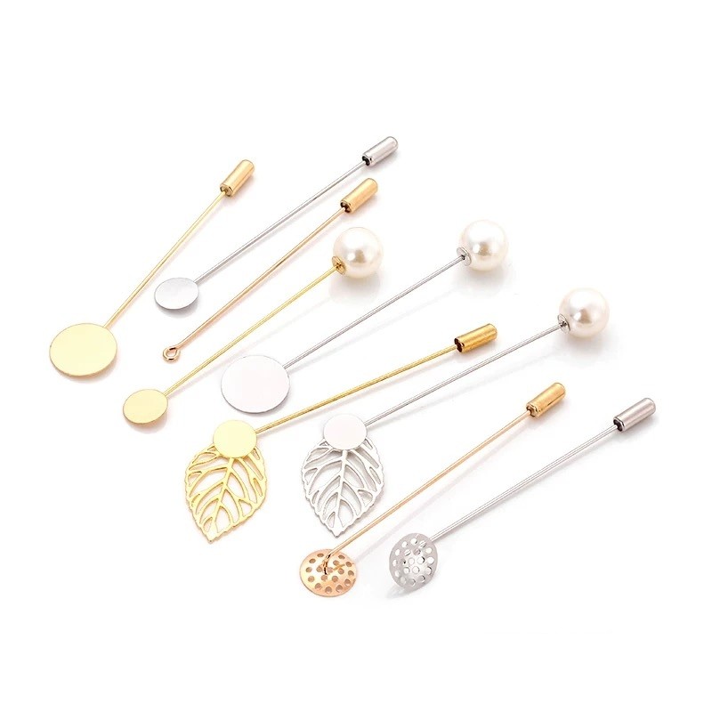 简易别针安全钢针底托扣针固定衣服保险diy胸针材料配件,饰品/流行首饰/时尚饰品新,胸针,淘宝优惠券,粉丝福利购,淘宝优惠卷