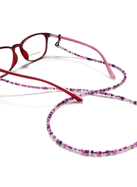 眼镜链挂脖女韩国口罩链挂绳无线蓝牙耳机防丢链防掉链项链女