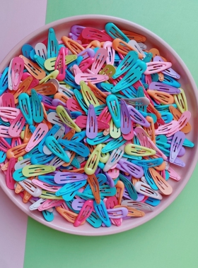 3件套黑色发夹网红气质bb夹日韩简约刘海夹前额小夹子头饰女