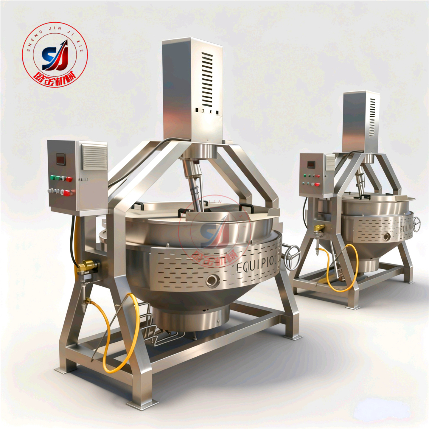 全自动商用火锅底料炒料机肉馅酱料翻炒搅拌机熬糖色炒菜电磁炒锅