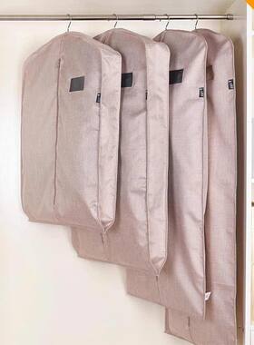 日本进口精工透气皮草衣服防尘罩貂皮大衣罩防尘袋家用牛津布收纳