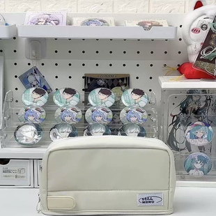 小食量痛包笔袋立体式可折叠收纳文具袋简约高颜值学生吧唧文具盒