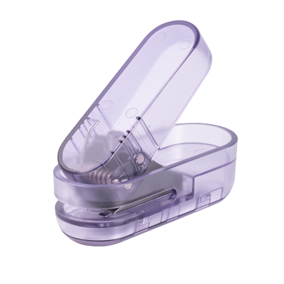 得力透明打孔机打洞器手握打孔器