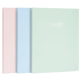 得力a3乐谱夹可改谱黑色钢琴谱不反光透明a4插页展开式收纳册本可修改文件夹架子鼓合唱歌谱音乐琴谱曲谱夹