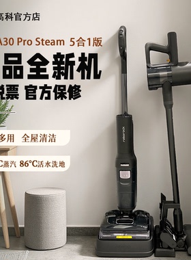 Roborock石头洗地机A30 Pro steam蒸热净吸5合1版 高温蒸汽