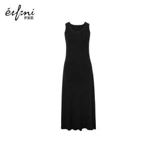 新款 收腰显瘦连衣裙2024秋装 伊芙丽无袖 1EA693501K 商场同款