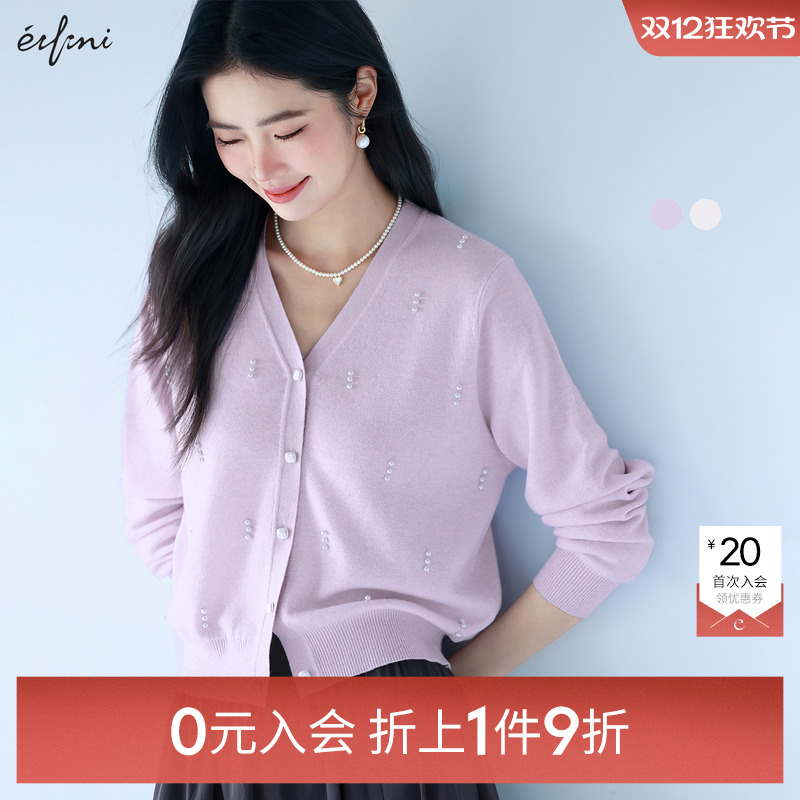 【0元入会1件9折】伊芙丽outlets套头毛衫女1G2930921