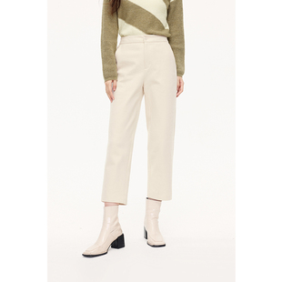 长裤 2023年冬新款 诗凡黎显瘦直筒休闲裤 女3EB152051 商场同款