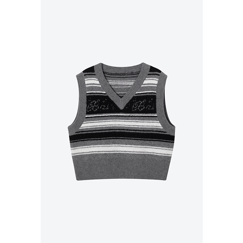 【0元入会1件9折】诗凡黎针织马甲女3EA333101伊芙丽outlets店