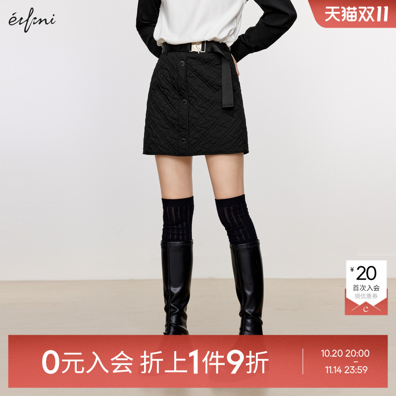 【0元入会1件9折】伊芙丽outlets店梭织半裙1EA142161