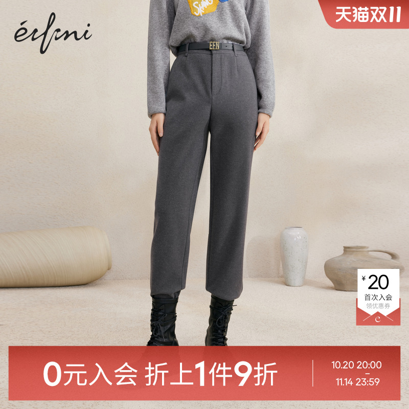 【0元入会1件9折】伊芙丽outlets店休闲裤女1DB151651