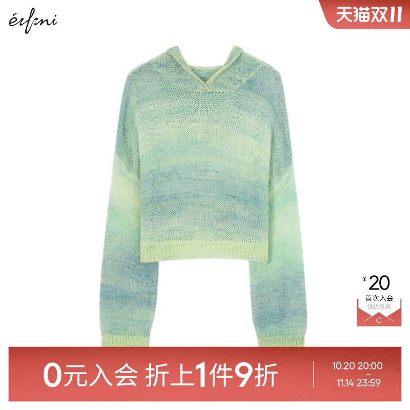 【0元入会1件9折】伊芙丽outlets店针织衫女1F3933211