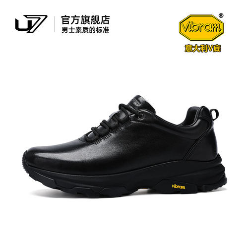 u7时尚休闲鞋头层牛皮高端运动鞋