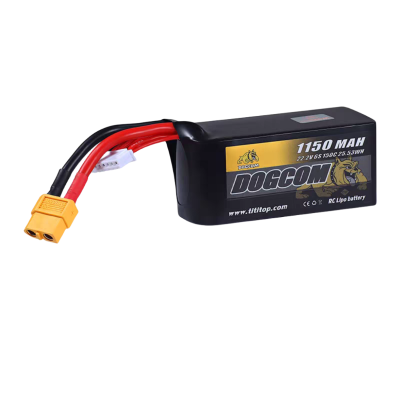 DOGCOM航模电池1150/1260 6S 150C大黄狗锂电池格式暴力